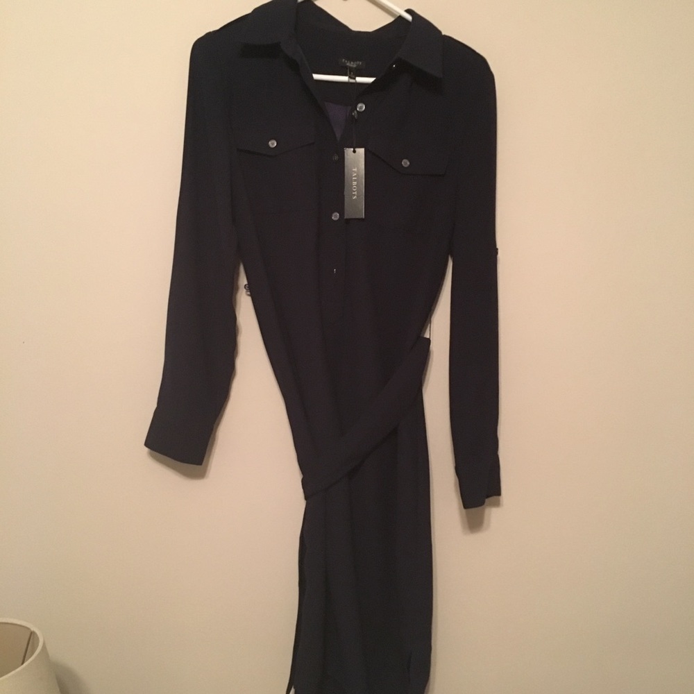 Navy New Business Dress